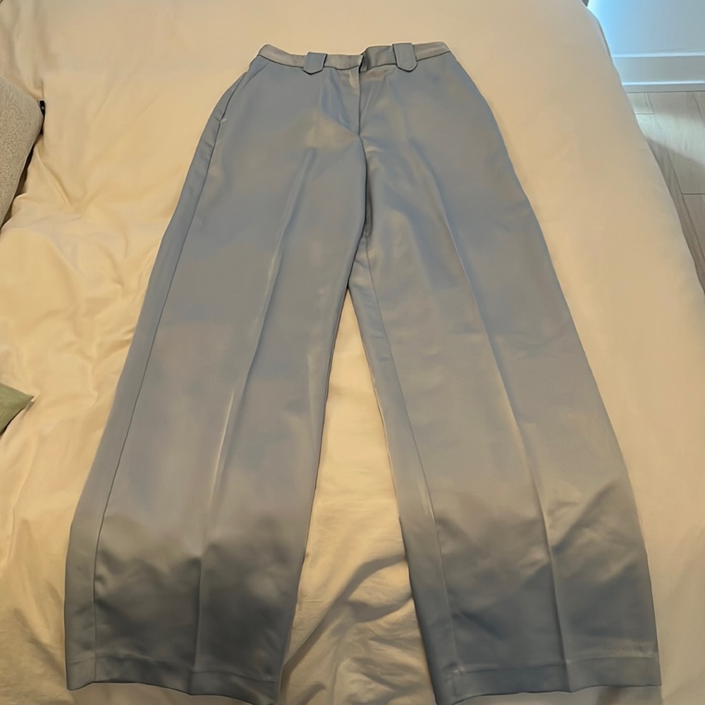 Zara silk dress pants